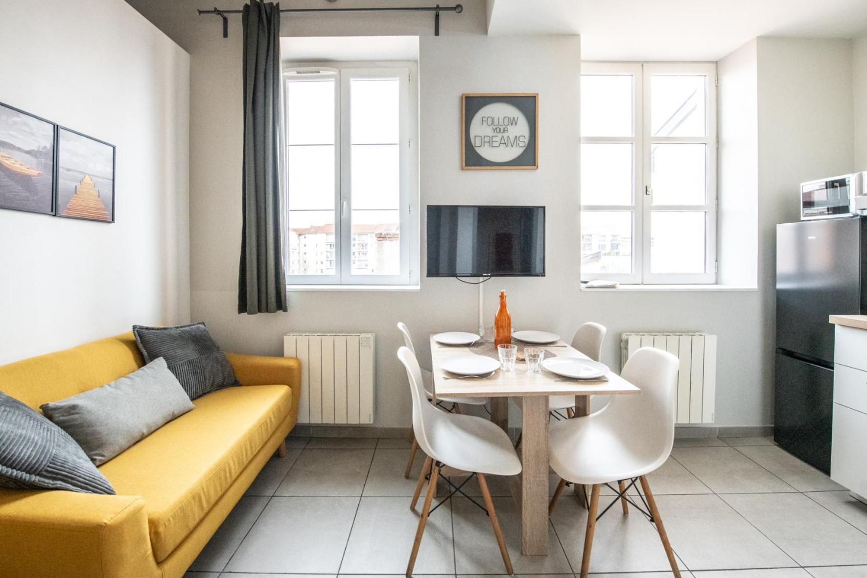 Duplex Scandinave A Cosy Et Calme - Lyon Part-Dieu Eksteriør bilde