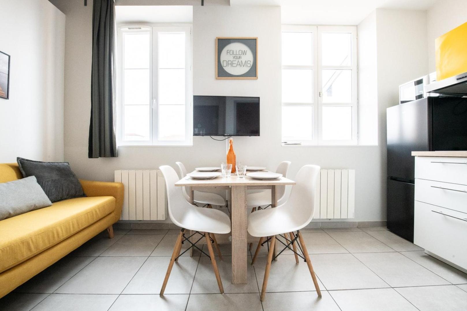 Duplex Scandinave A Cosy Et Calme - Lyon Part-Dieu Eksteriør bilde