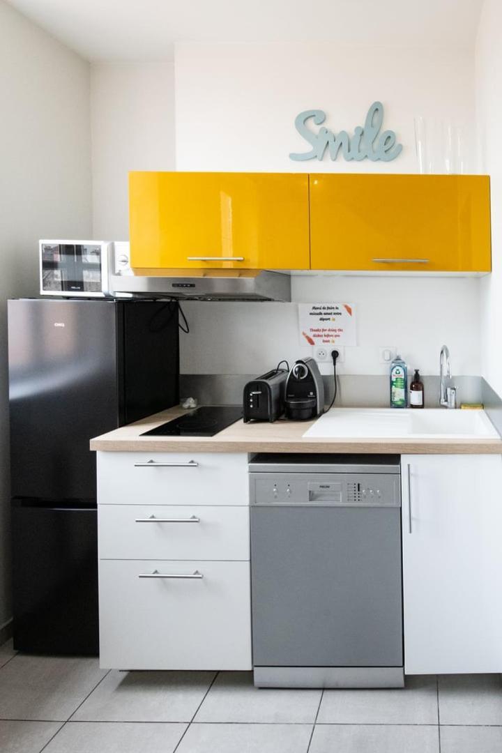 Duplex Scandinave A Cosy Et Calme - Lyon Part-Dieu Eksteriør bilde