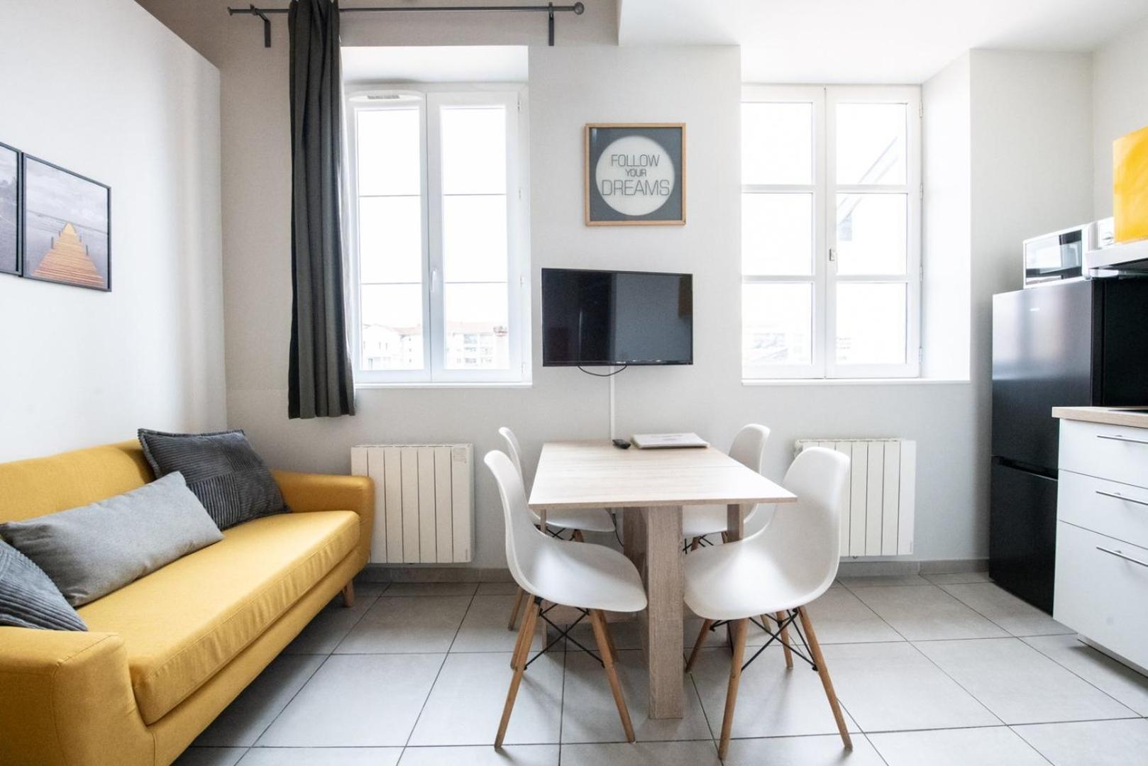 Duplex Scandinave A Cosy Et Calme - Lyon Part-Dieu Eksteriør bilde